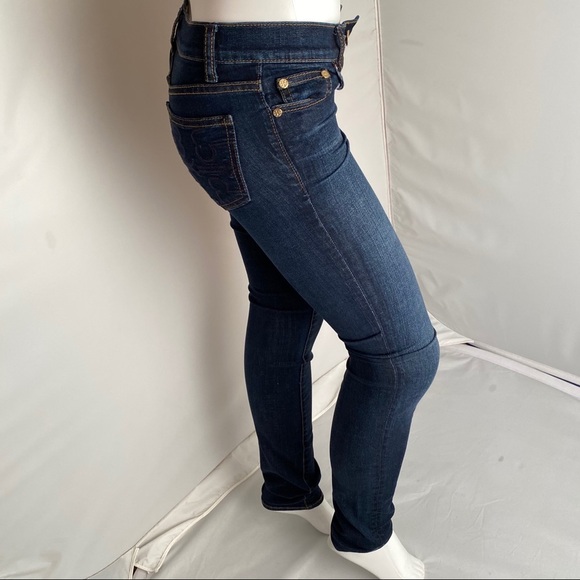 Tory Burch dark blue Super Skinny Jeans 23x32 - Picture 2 of 8